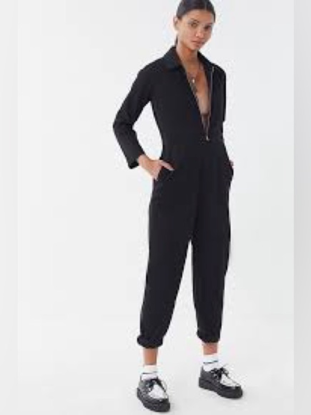 Urban Outfitters Rosie Black Utility Pants Jumpsuit